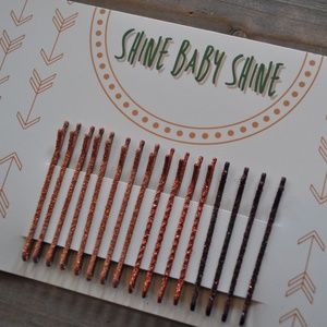 Shine Baby Shine Bobby Pins Inspirational Card